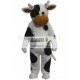 White & Black Milk Cow Mascot Costume