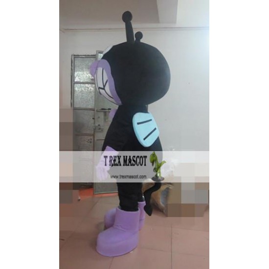 Purple Bee Honey Bee Apidae Fly Insect Mascot Costume