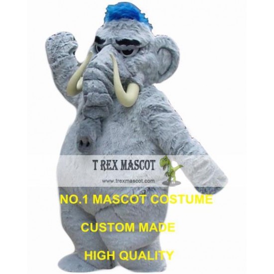 Realistic Mammoth Mascot Costume