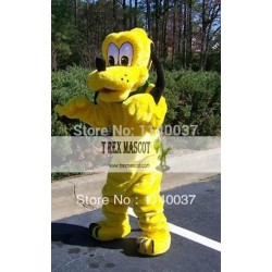 Yellow Dog Mascot Costume