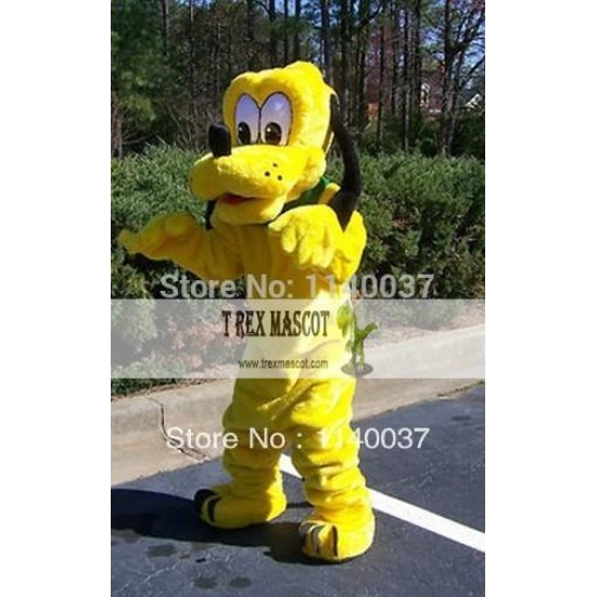 Yellow Dog Mascot Costume