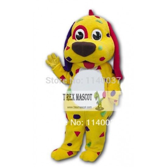 Yellow Dog Puppy Adult Mascot Costume