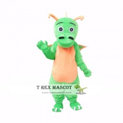 Cplush Green Dragon Mascot Costume