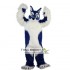 Long hair blue Wolf Mascot Costume