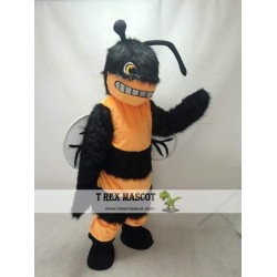 Plush Orange Hornet / Bee Mascot Costume