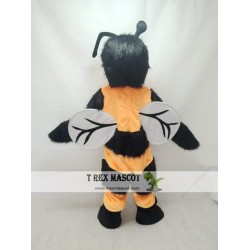 Plush Orange Hornet / Bee Mascot Costume