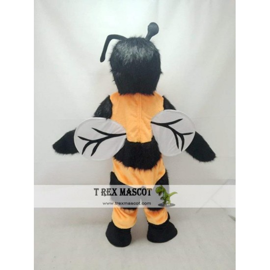 Plush Orange Hornet / Bee Mascot Costume