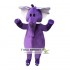 Purple Elephant Cartoon Mascot Costume