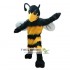 Long Fur Bumble Bee / Hornet Mascot Costume