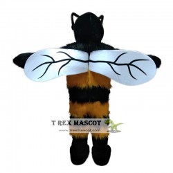 Long Fur Bumble Bee / Hornet Mascot Costume