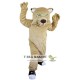 Beige tiger / wildcat Mascot Costume