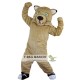 Beige tiger / wildcat Mascot Costume