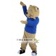 Sport Beige tiger / wildcat Mascot Costume