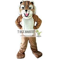 Tiger Wildcat Cat Mascot Costume