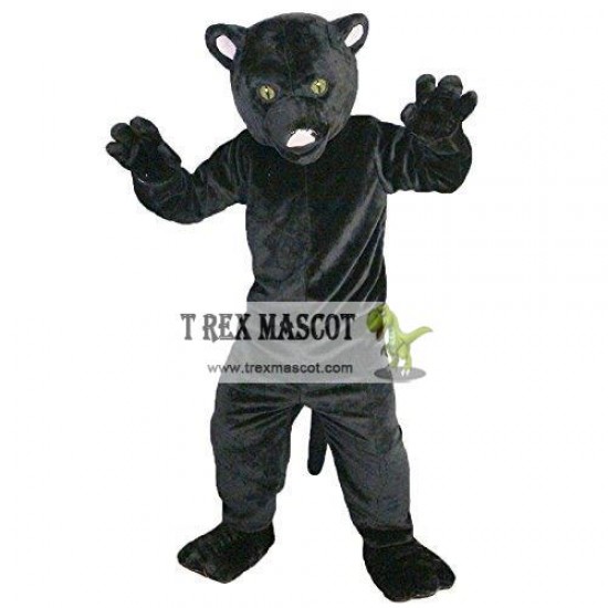 black leopard panther mascot costume