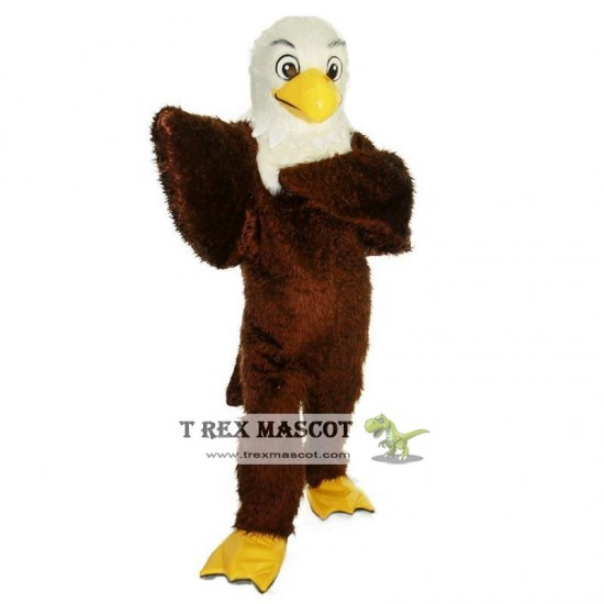 Brown Eagle Bird Mascot Costume