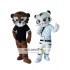 Kung Fu Judo Tiger Tigress Cartoon Mascot Costume