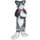 Grey Wolf Mascot Costume