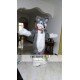 Grey Wolf Mascot Costume