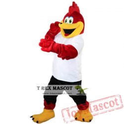 Red Sport Eagle Mascot Costume