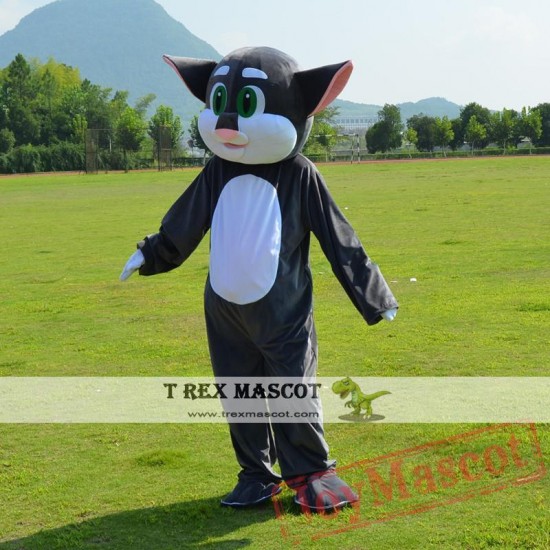 Gray Cat Mascot Costume