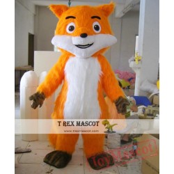 Helmet Orange Cat Mascot Costume