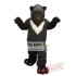 Plush Helmet Bear Mascot Costume