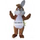 Brown Bunny Rabbit Mascot Costume