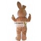 Brown Bunny Rabbit Mascot Costume