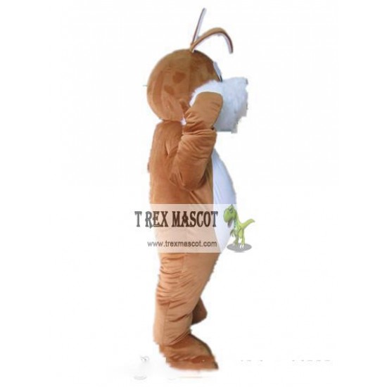 Brown Bunny Rabbit Mascot Costume