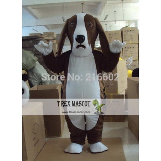 Brown Dog Mascot Costume