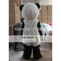 Black And White Panda Mascot Costume