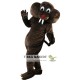 Brown Gopher Mole Mascot Costume