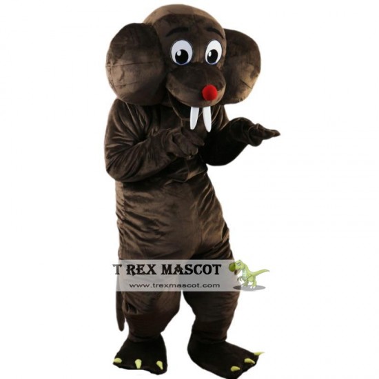 Brown Gopher Mole Mascot Costume