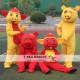 Yellow Red Pig Mascot Costumes for Adult