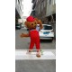 Pink Teddy Bear Mascot Costume