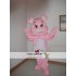 Pink Bear Mascot Costume