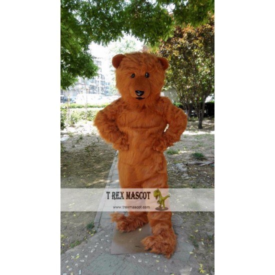 Grizzy Bear Mascot Costume