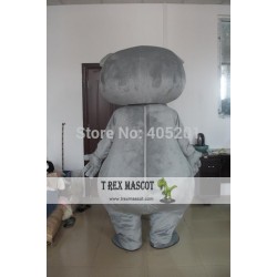 Grey Bear Mascot Costume