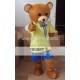 Yellow Teddy Bear Mascot Costume