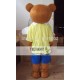 Yellow Teddy Bear Mascot Costume