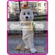 Plush White Polar Bear Mascot Costume