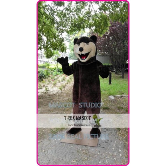 Grizzy Bear Mascot Costume Brown Bear