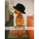 Long Hair Plush Brown Teddy Bear Mascot Costume