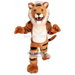 Striped Tiger Mascot Costume