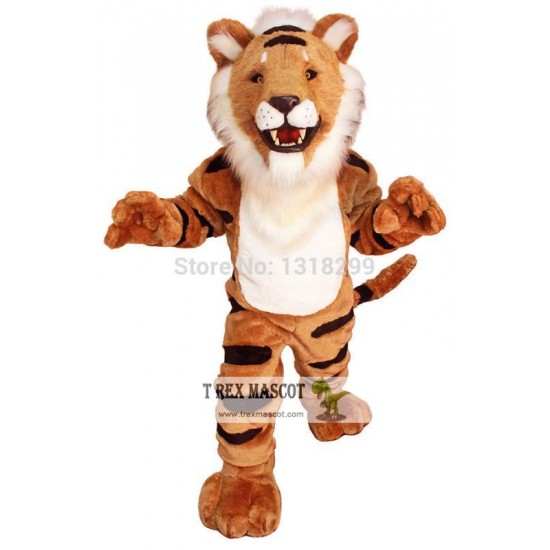 Striped Tiger Mascot Costume