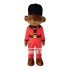 Professional Mascot Costume Black Hat Bear