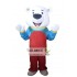 Professional Adult Bear Mascot Costume Red Pants