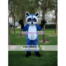 Cartoon Character Blue Bear Adult Mascot Costume