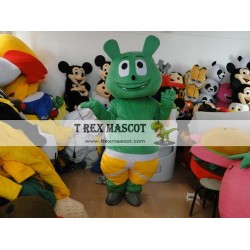 Adult Cartoon Character Green Bear Mascot Costume